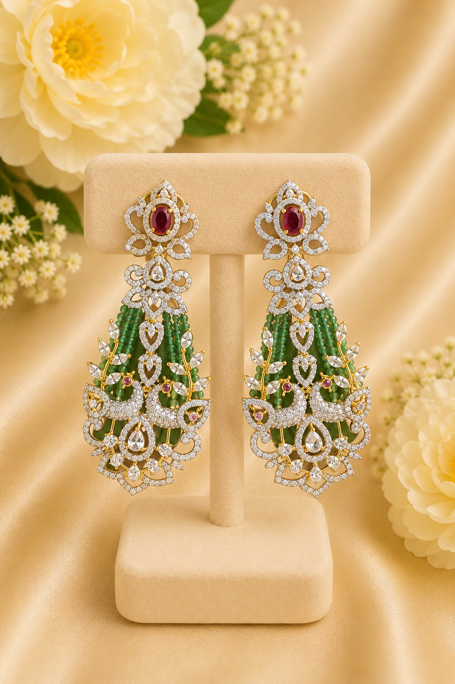 Diamond earrings V504