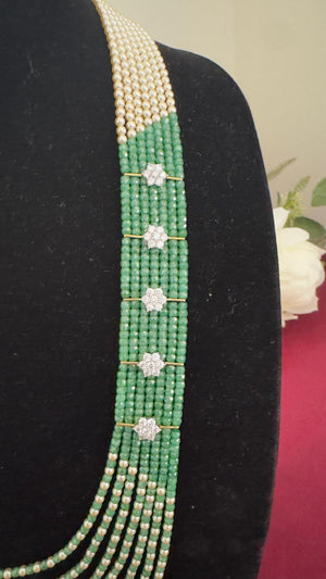 Green Crystal Pearl Multi-Layer Haram V857