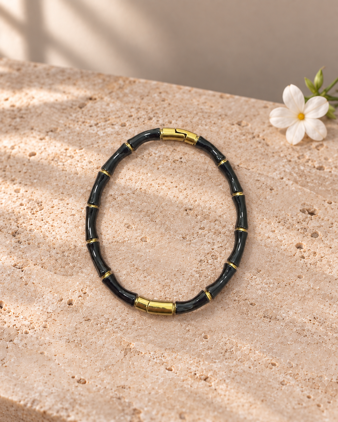 Stainless Steel Bamboo Knot Design Bracelet