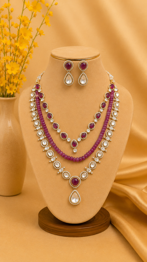 Victorian Layered Necklace V625