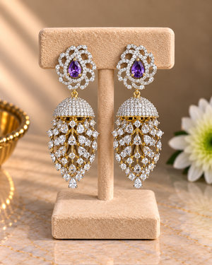Statement Screwback Jhumka Earrings