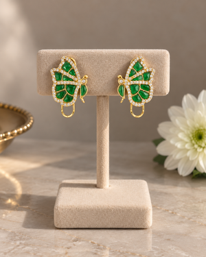 Jadua Kundan Butterfly Earrings