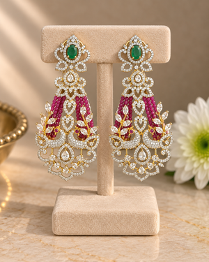 Diamond earrings V504