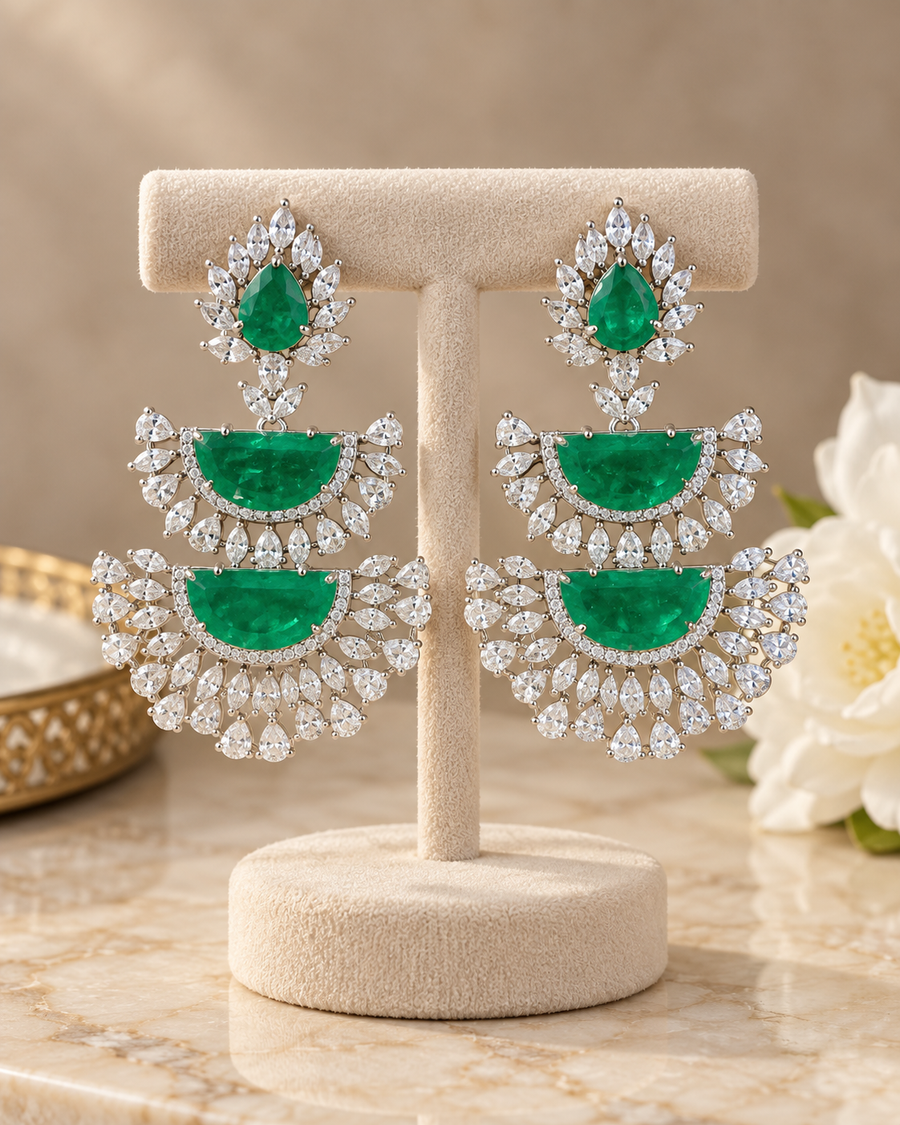 Diamond Statement Earrings