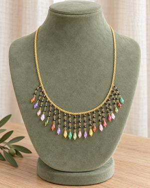 Beaded Drop Necklace