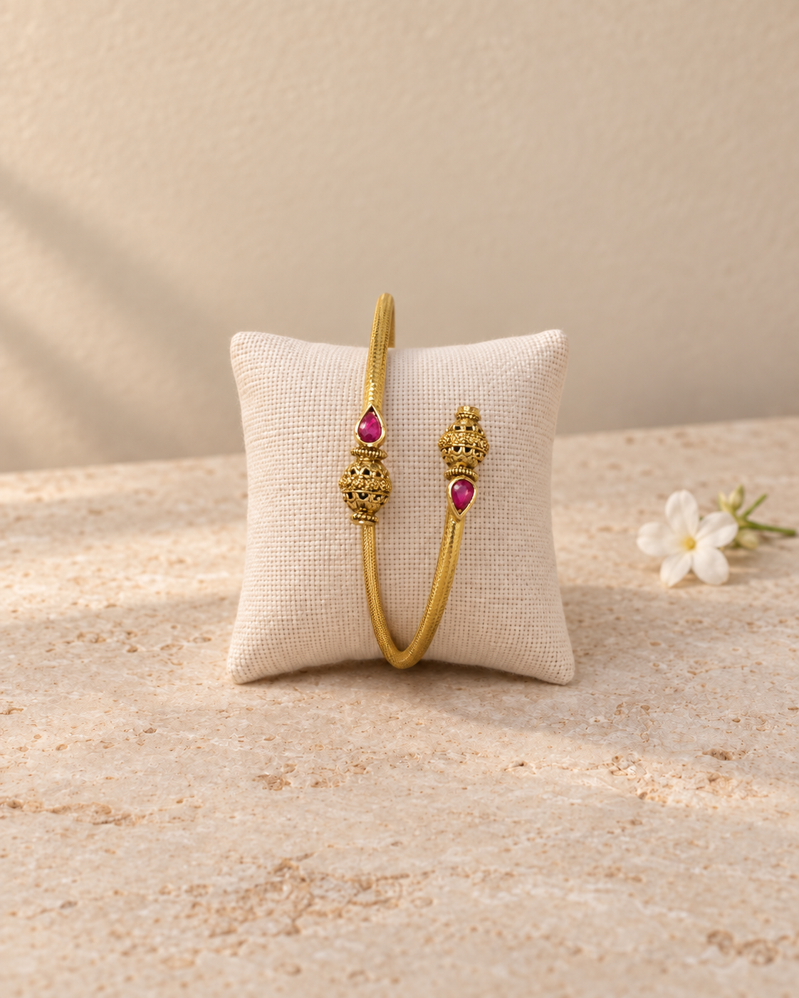 Adjustable Antique Gold Kada