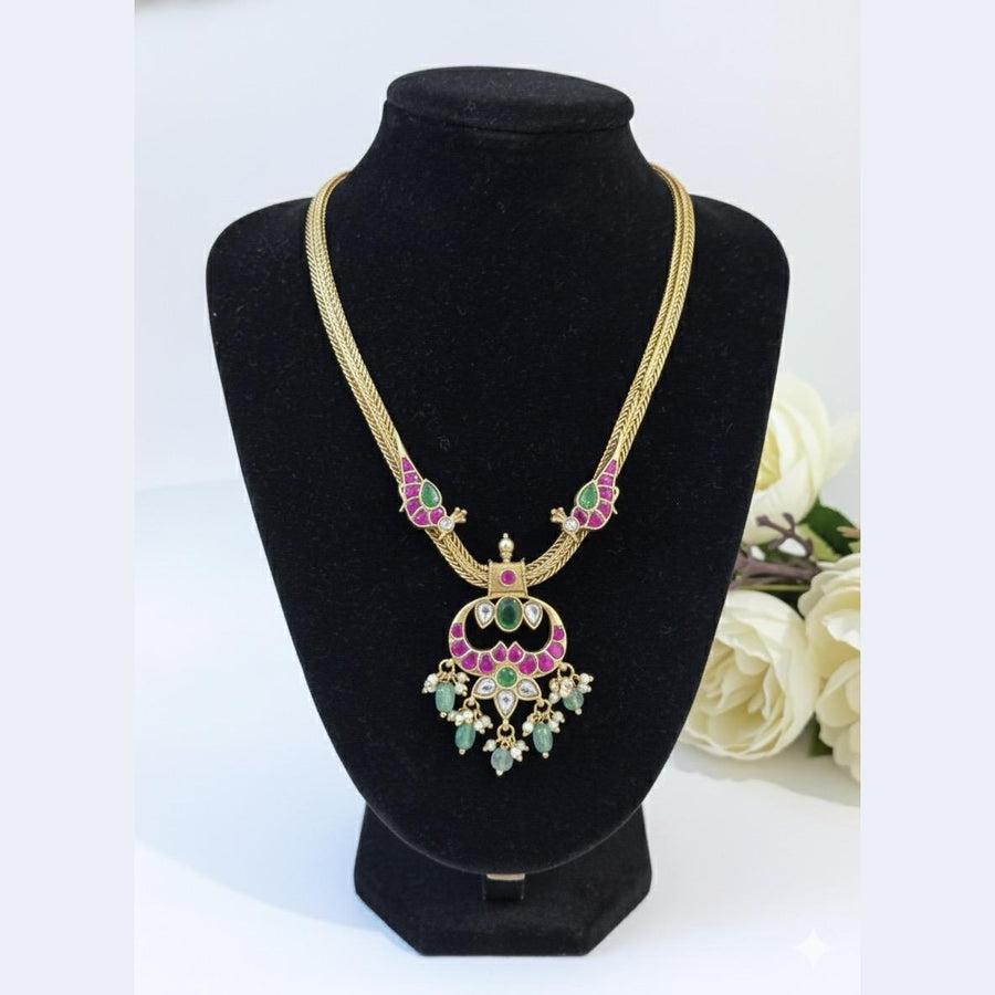 Nanu Patti Jadua Kundan Necklace V134