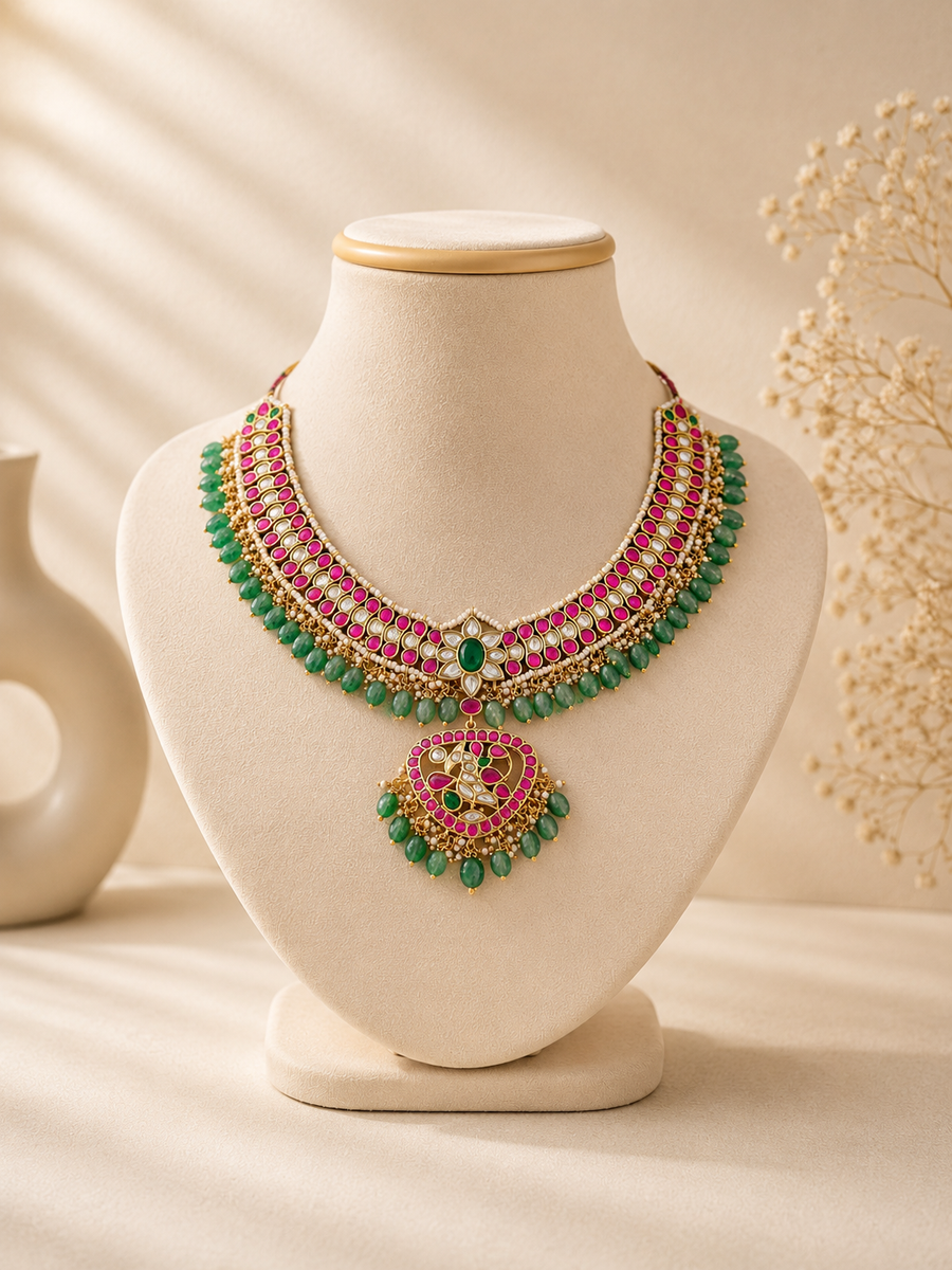 Jadua Kundan Neckset V373